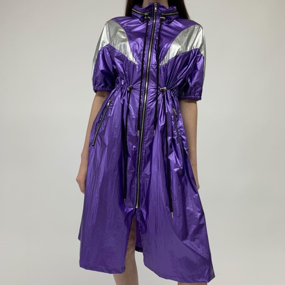 Style Mafia Purple Bali Dress Midi Parachute